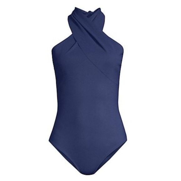 Chiara Boni Other - Chiara Boni La Petite Robe Casiana Twist Turtleneck Bodysuit